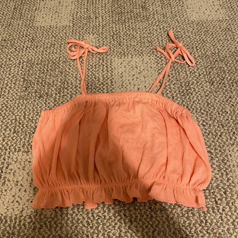 Womens wild fable orange tank top
